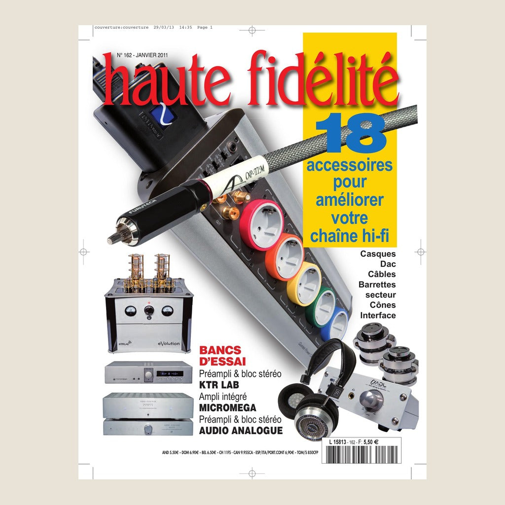 Couverture du magazine Haute Fidélité n°162 - Janvier 2011