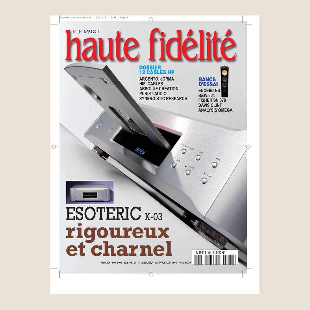 Couverture du magazine Haute Fidélité n°164 - Mars 2011