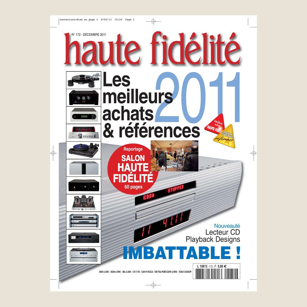 Couverture du magazine Haute Fidélité n°172 - Décembre 2011