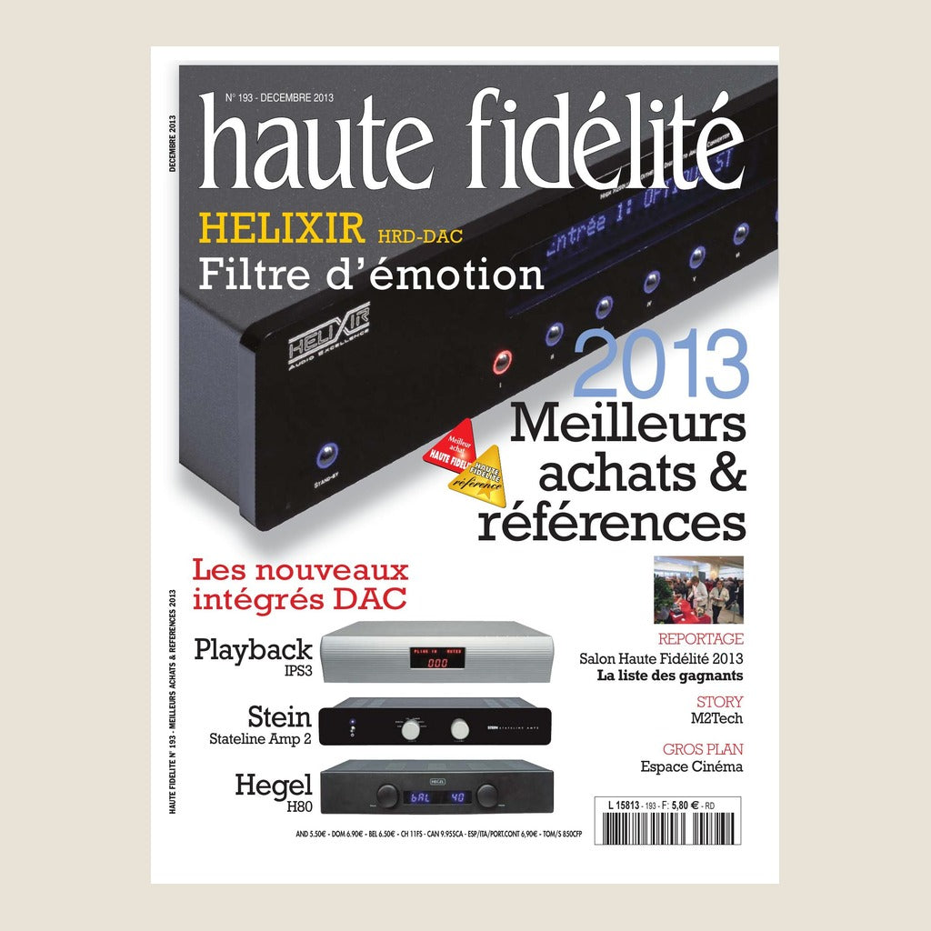 Couverture du magazine Haute Fidélité n°193 - Décembre 2013