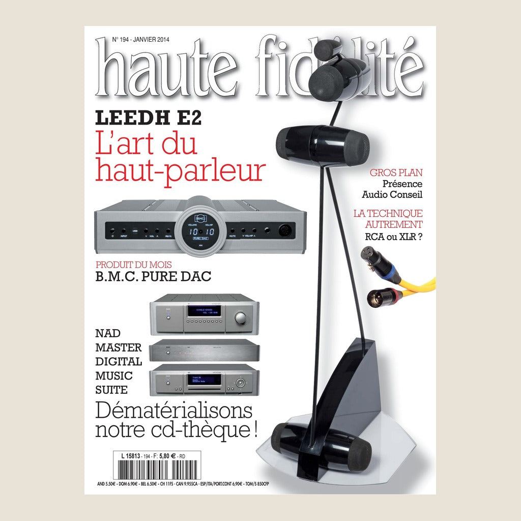 Couverture du magazine Haute Fidélité n°194 - Janvier 2014