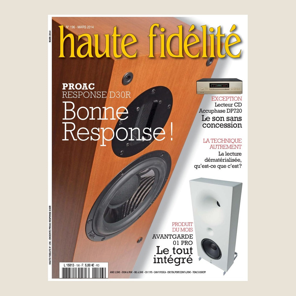 Couverture du magazine Haute Fidélité n°196 - Mars 2014