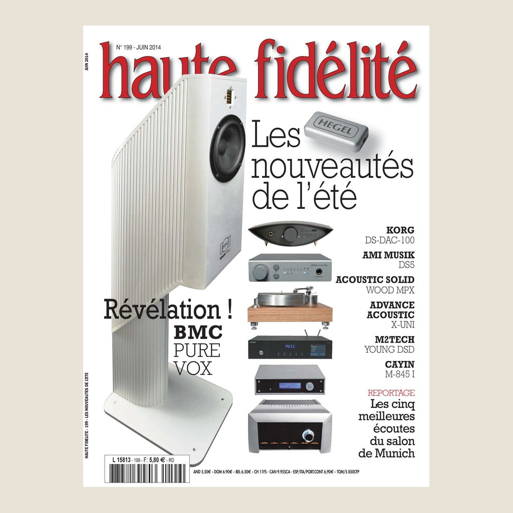 Couverture du magazine Haute Fidélité n°199 - Juin 2014