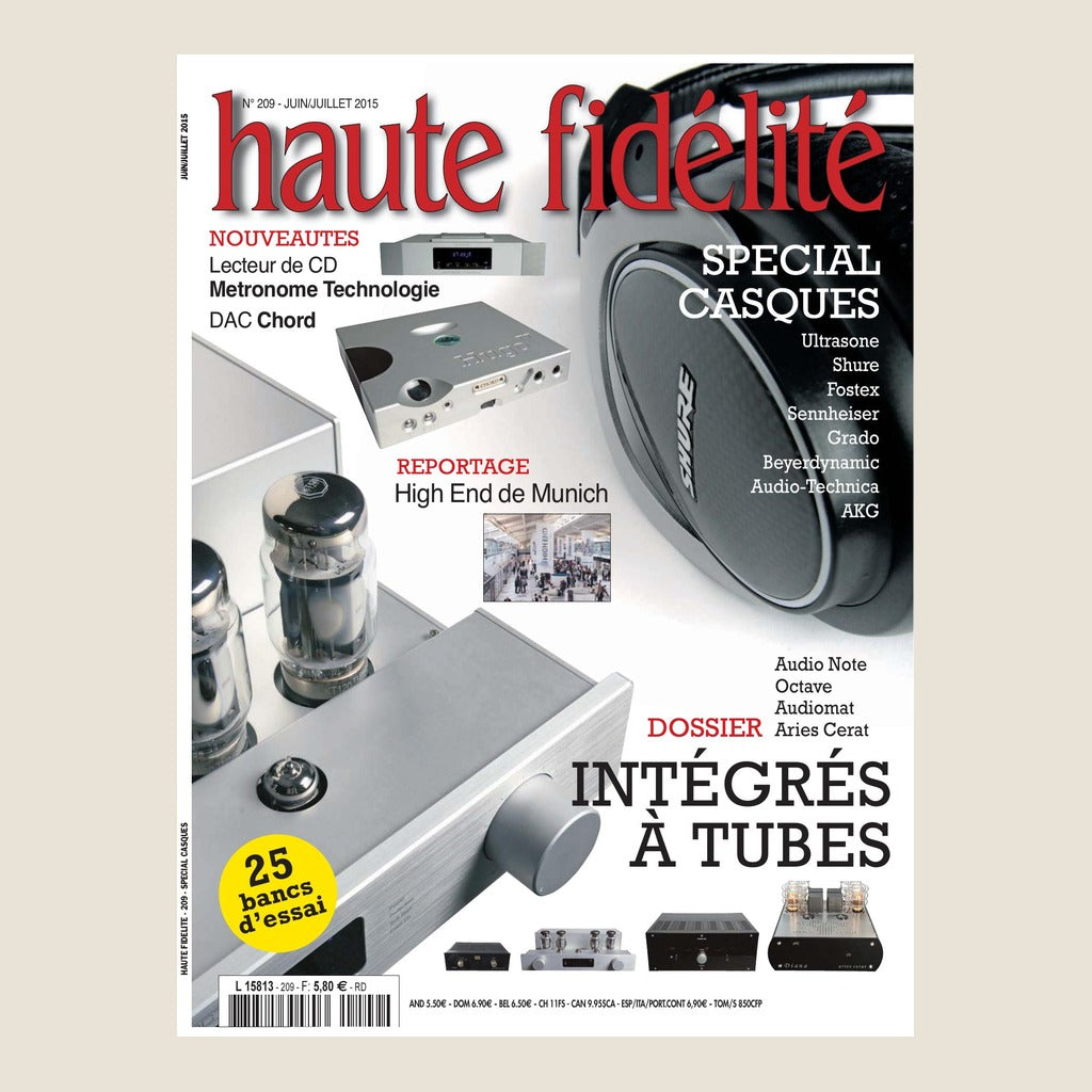 Couverture du hors-série Haute Fidélité n°209 - Juin / Juillet 2015