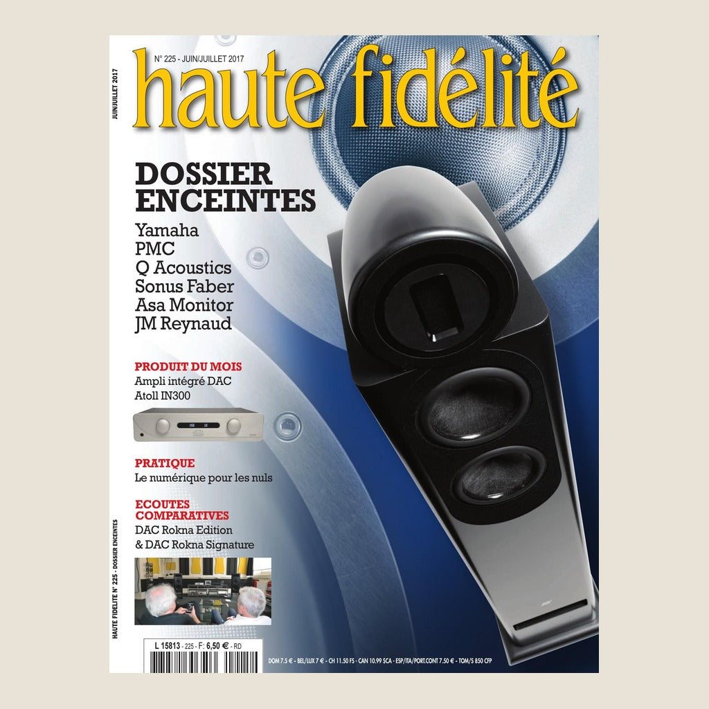 Couverture du magazine Haute Fidélité n°225 - Juin / Juillet 2017
