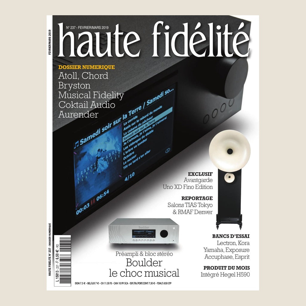 Couverture du magazine Haute Fidélité n°237 - Février / Mars 2019