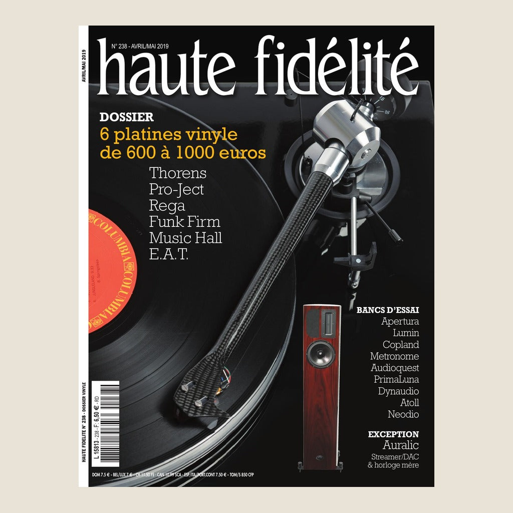 Couverture du magazine Haute Fidélité n°238 - Avril / Mai 2019